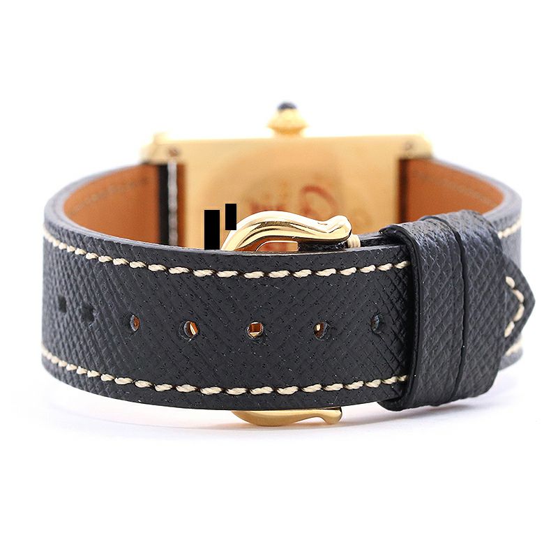 【中古】CARTIER MUST TANK LARGE MODEL VERMEIL <br>カルティエ マストタンク LM ヴェルメイユ <br>W1001254