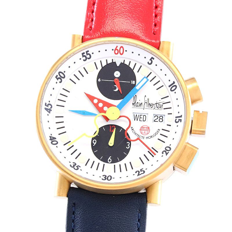 【中古】ALAIN SILBERSTEIN CHRONO B BAUHAUS 999 LIMITED , アラン・シルベスタイン クロノB バウハウス  999本限定 , KB162