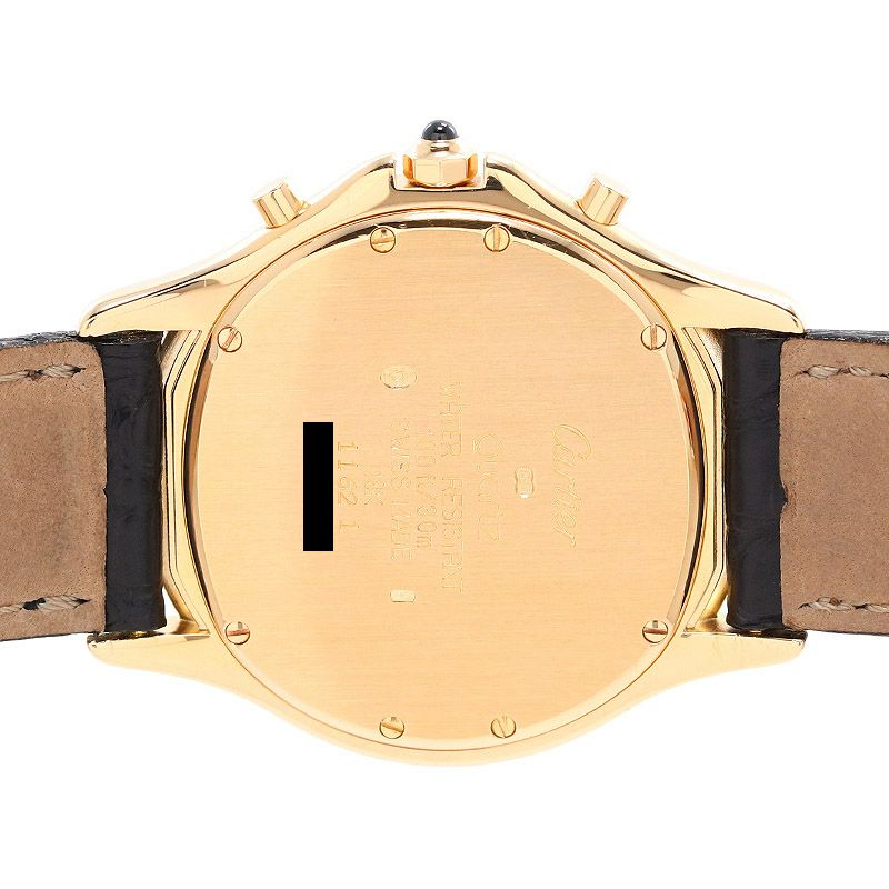中古】CARTIER PANTHER COUGAR LARGE MODEL CHRONO REFLEX カルティエ 