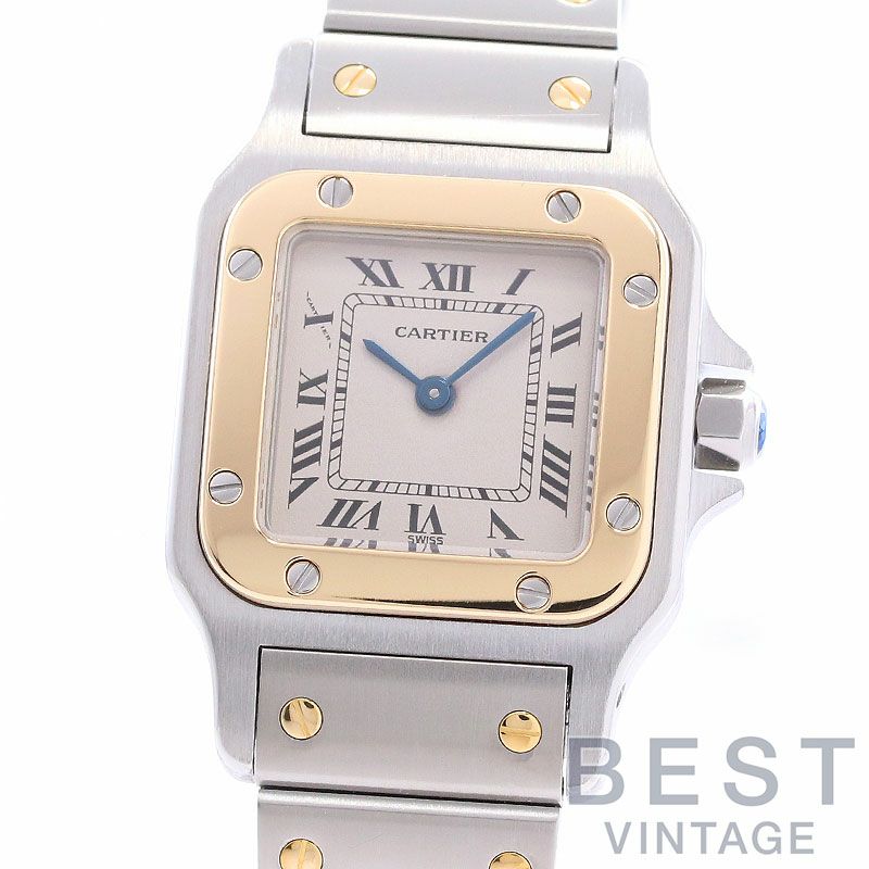 中古】CARTIER SANTOS GALBEE SMALL MODEL カルティエ サントスガルベ 