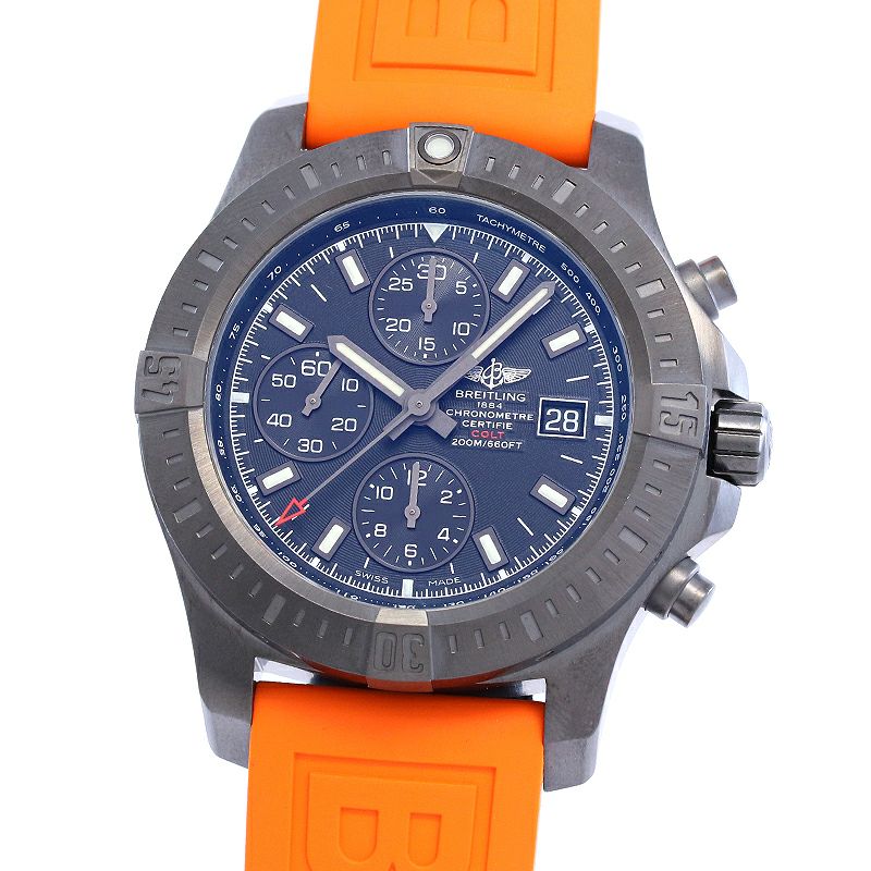 中古】BREITLING COLT CHRONOGRAPH AUTOMATIC BLACKSTEEL