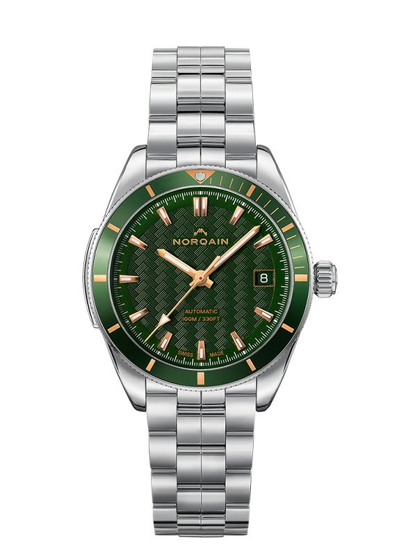 NORQAIN ADVENTURE SPORT 37MM GREEN & GOLD ノルケイン 