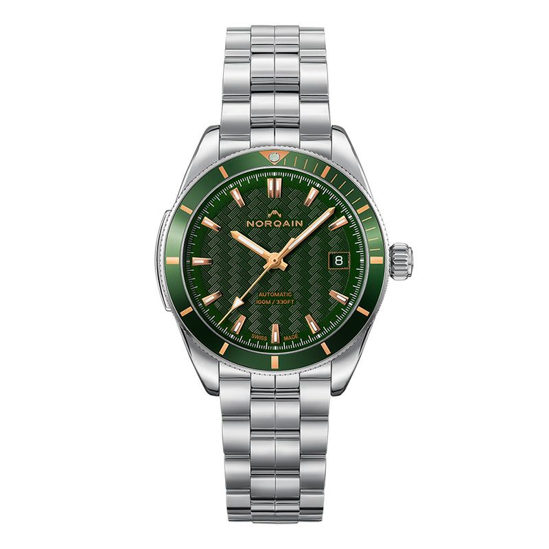 NORQAIN ADVENTURE SPORT 37MM GREEN & GOLD ノルケイン 