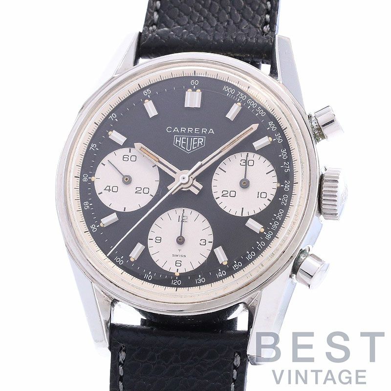 【中古】TAG HEUER HEUER CARRERA CHRONOGRAPH <br>タグ・ホイヤー ホイヤー カレラ クロノグラフ <br>2447NST