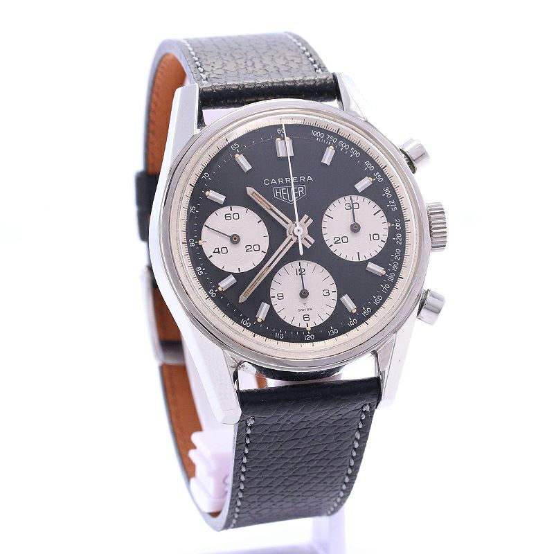 【中古】TAG HEUER HEUER CARRERA CHRONOGRAPH <br>タグ・ホイヤー ホイヤー カレラ クロノグラフ <br>2447NST