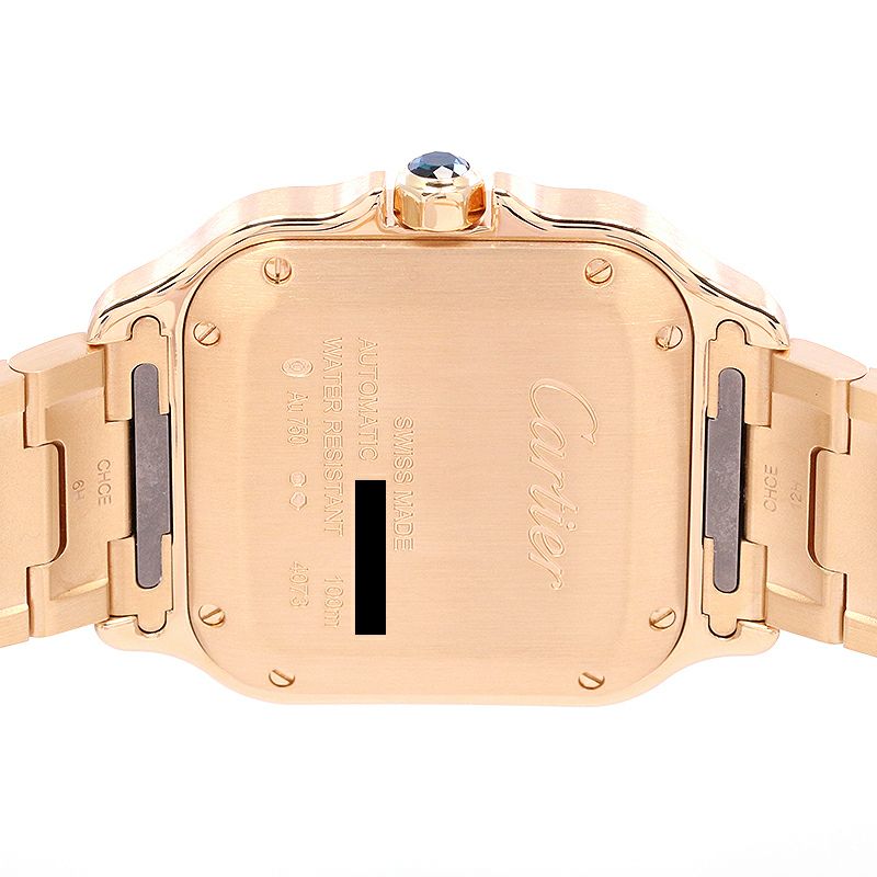 【中古】CARTIER SANTOS DE CARTIER WATCH MEDIUM MODEL <br>カルティエ サントス ドゥ カルティエ ウォッチ MM <br>WGSA0030