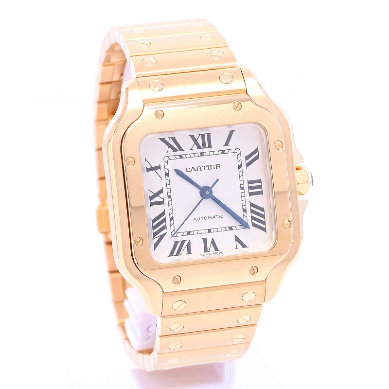 【中古】CARTIER SANTOS DE CARTIER WATCH MEDIUM MODEL <br>カルティエ サントス ドゥ カルティエ ウォッチ MM <br>WGSA0030