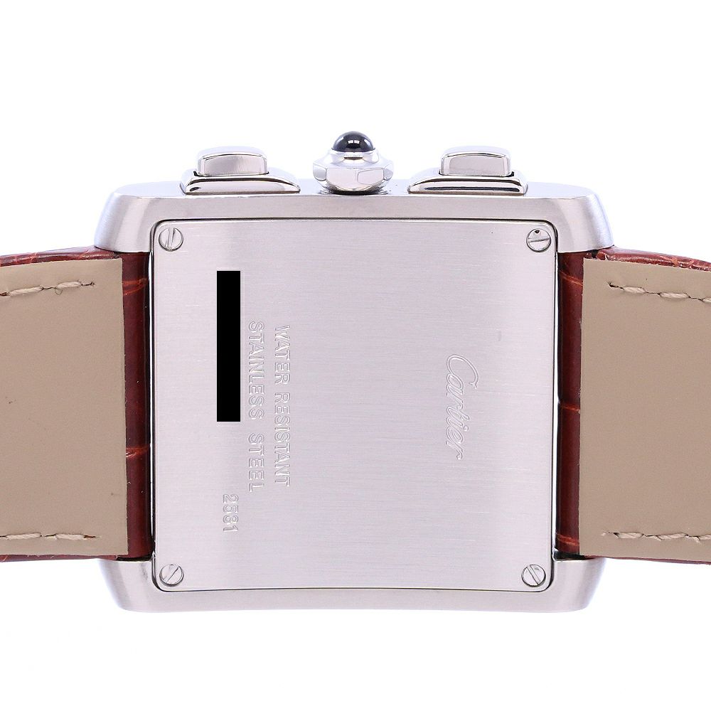 カルティエ 箱 中古】CARTIER TANK FRANCAISE EXTRA-EXTRA-LARGE MODEL CHRONO REFLEX