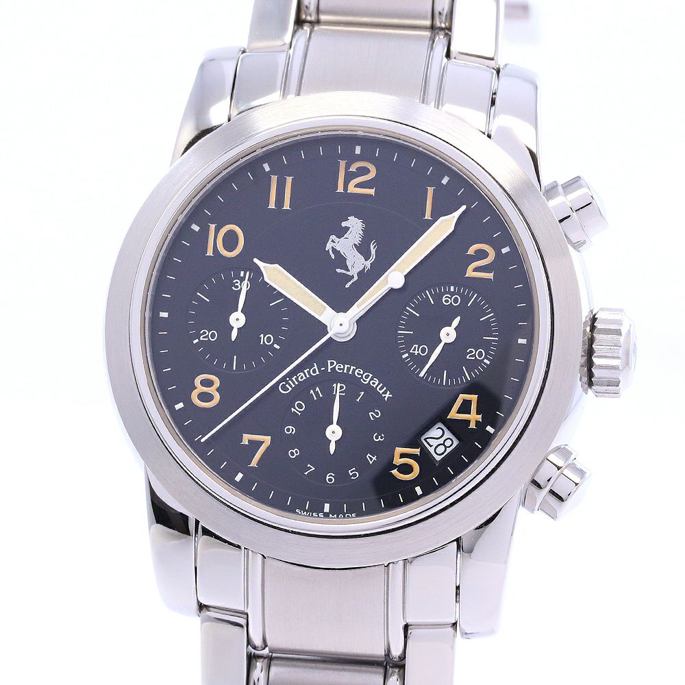 中古】GIRARD-PERREGAUX FERRARI CHRONOGRAPH ジラール・ペルゴ 
