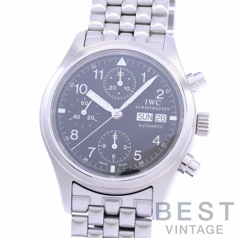 中古】IWC MECHANICAL FLIEGERUHR CHRONOGRAPH アイ・ダブリュー・シー メカニカル・フリーガー・クロノグラフ /  パイロットウォッチ・クロノ・オートマティック IW370607(3706-007)｜ヴィンテージブランド｜時計・腕時計の通販サイトBEST  ISHIDA（正規・中古販売店）