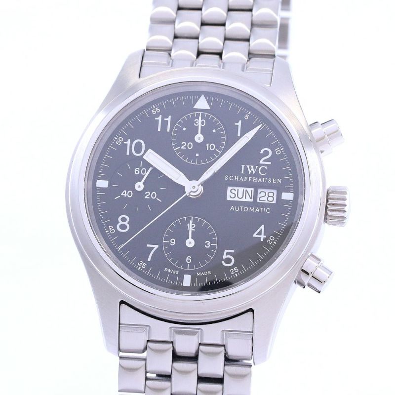 中古】IWC MECHANICAL FLIEGERUHR CHRONOGRAPH アイ・ダブリュー・シー メカニカル・フリーガー・クロノグラフ /  パイロットウォッチ・クロノ・オートマティック IW370607(3706-007)｜ヴィンテージブランド｜時計・腕時計の通販サイトBEST  ISHIDA（正規・中古販売店）