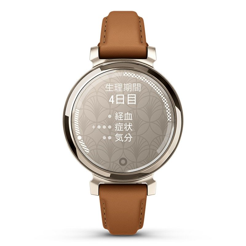 GARMIN Lily 2 Classic Tan Leather / Cream Gold ガーミン