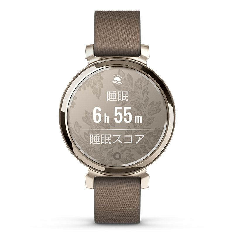 GARMIN Lily 2 Classic Coffee Nylon / Cream Gold ガーミン