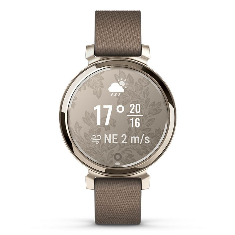 GARMIN Lily 2 Classic Coffee Nylon / Cream Gold ガーミン 