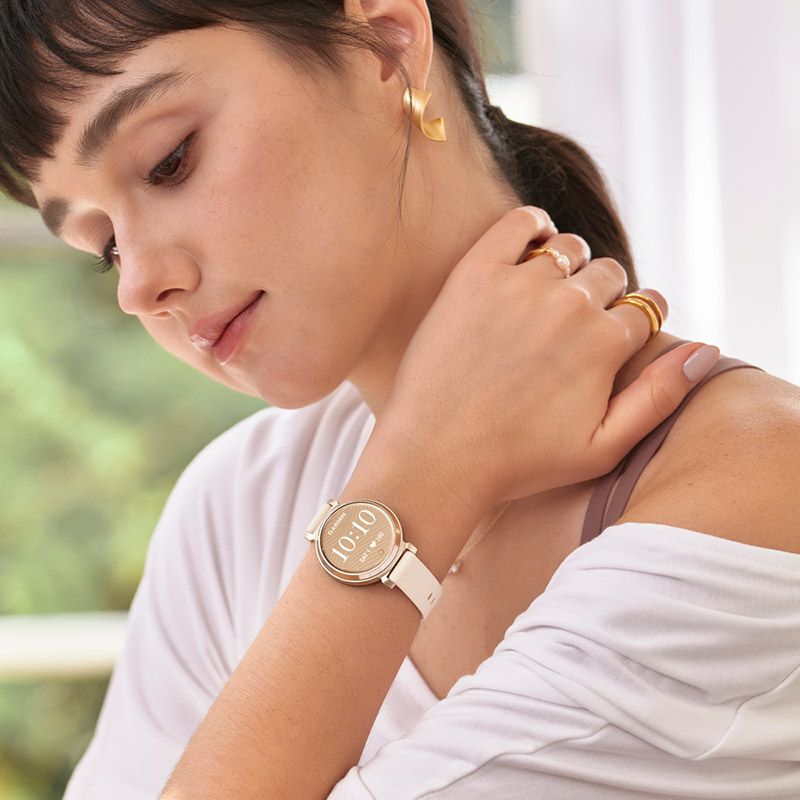 GARMIN Lily 2 Sport Coconut / Cream Gold ガーミン リリー2 スポーツ 