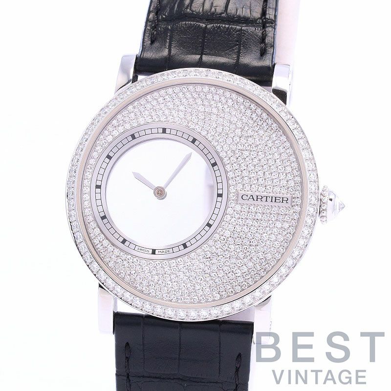 【中古】CARTIER ROTONDE DE CARTIER MYSTERIOUS HOUR 42MM カルティエ ロトンド ドゥ カルティエ ミステリーアワー 42MM HPI00636