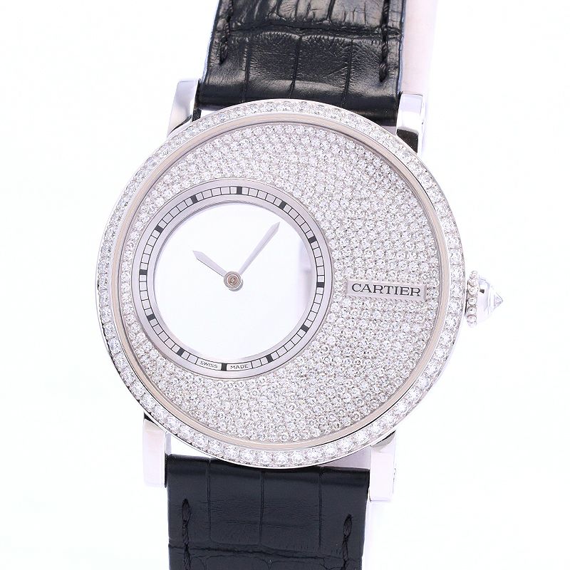 【中古】CARTIER ROTONDE DE CARTIER MYSTERIOUS HOUR 42MM カルティエ ロトンド ドゥ カルティエ ミステリーアワー 42MM HPI00636