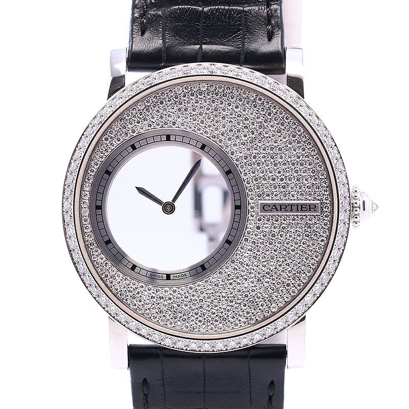 【中古】CARTIER ROTONDE DE CARTIER MYSTERIOUS HOUR 42MM カルティエ ロトンド ドゥ カルティエ ミステリーアワー 42MM HPI00636