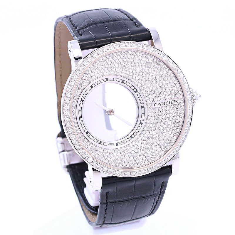【中古】CARTIER ROTONDE DE CARTIER MYSTERIOUS HOUR 42MM カルティエ ロトンド ドゥ カルティエ ミステリーアワー 42MM HPI00636