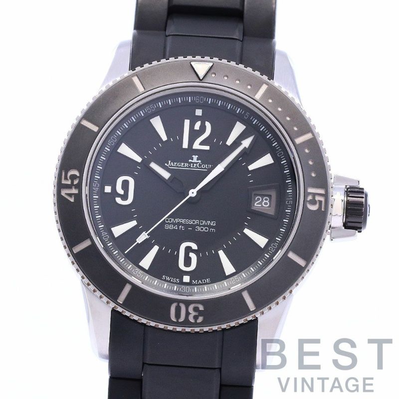 中古】JAEGER-LECOULTRE MASTER COMPRESSOR DIVING AUTOMATIC NAVY 