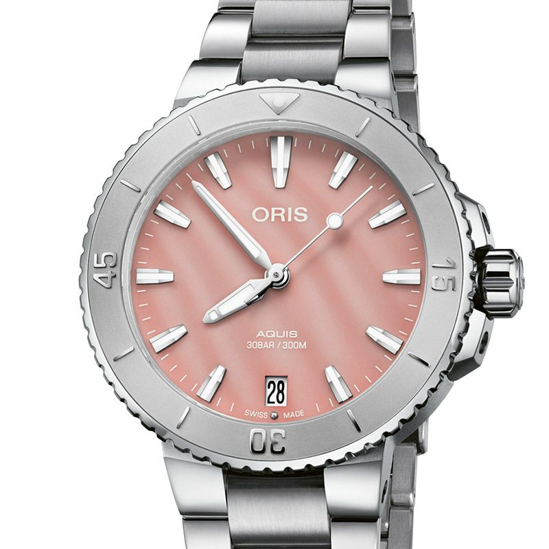 ORIS aquis date , オリス アクイスデイト , 01 733 7770 4158-07 8 18 05P