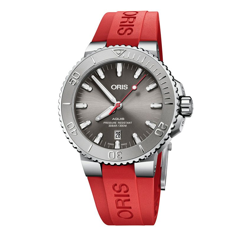 ORIS aquis date relief オリス アクイスデイトレリーフ 01 733 7730 4153-07 4 24  66EB｜正規取り扱いブランド｜時計・腕時計の通販サイトBEST ISHIDA（正規・中古販売店）