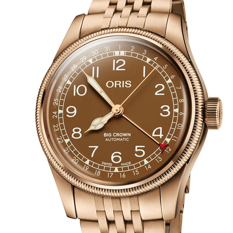 ORIS big crown bronze pointer date オリス ビッグクラウンブロンズポインターデイト 01 754 7741  3166-07 8 20 01｜正規取り扱いブランド｜時計・腕時計の通販サイトBEST ISHIDA（正規・中古販売店）