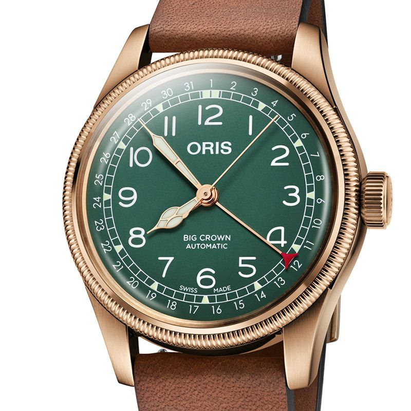 ORIS big crown bronze pointer date 80th オリス ビッグクラウンポインターデイト80周年記念モデル 01 754  7741 3167-07 5 20 58BR｜正規取り扱いブランド｜時計・腕時計の通販サイトBEST ISHIDA（正規・中古販売店）