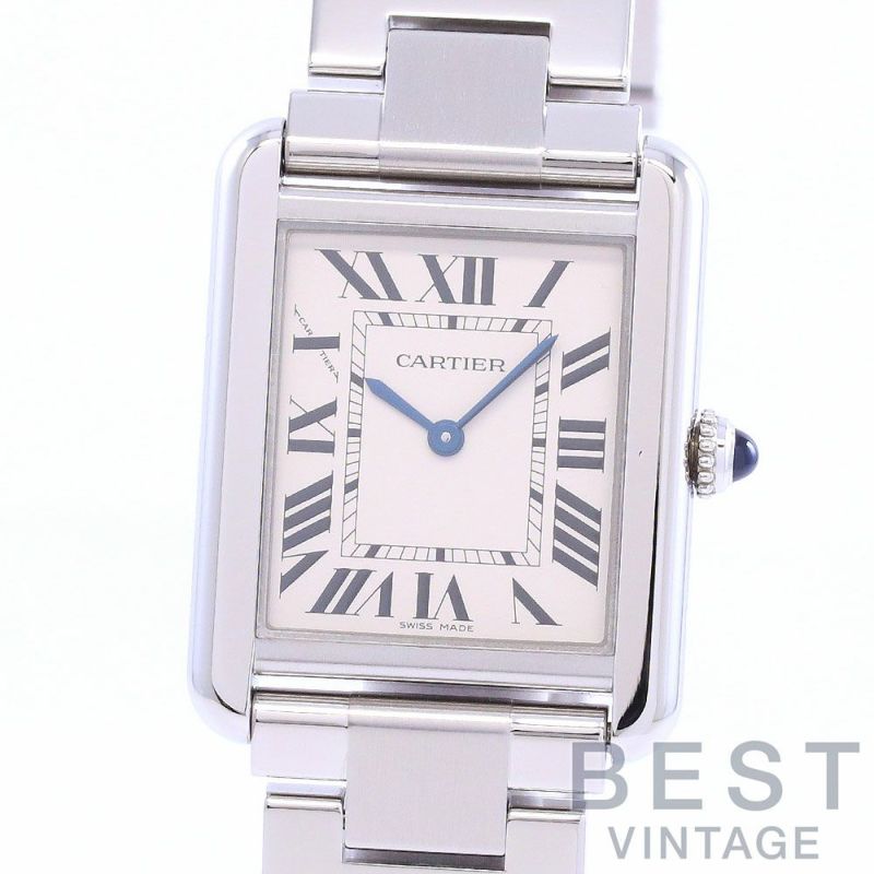 【中古】CARTIER TANK SOLO SMALL MODEL カルティエ タンクソロSM W5200013