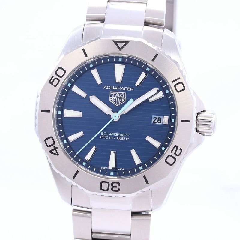 中古】TAG HEUER AQUARACER PROFESSIONAL 200 SOLARGRAPH タグ