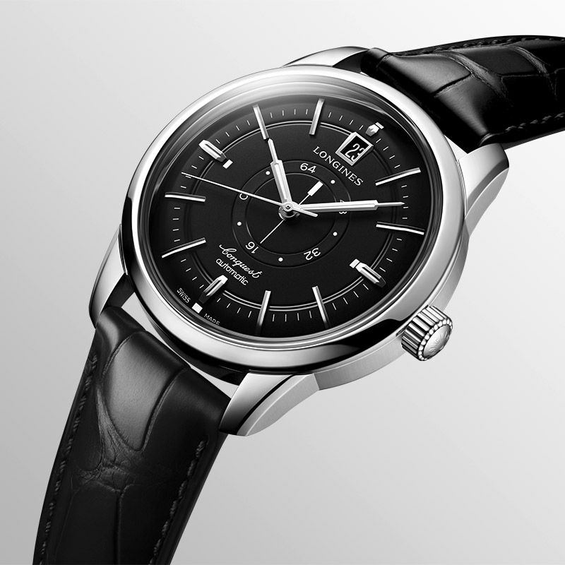 ロンジン コンクエスト ヘリテージ セントラル パワーリザーブ L1.648.4.52.2