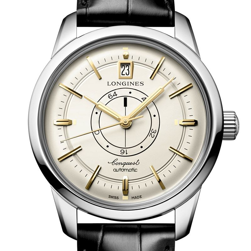 ロンジン コンクエスト ヘリテージ セントラル パワーリザーブ L1.648.4.78.2