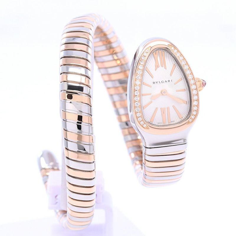 中古】BVLGARI SERPENTI TUBOGAS WATCH ブルガリ セルペンティ ...