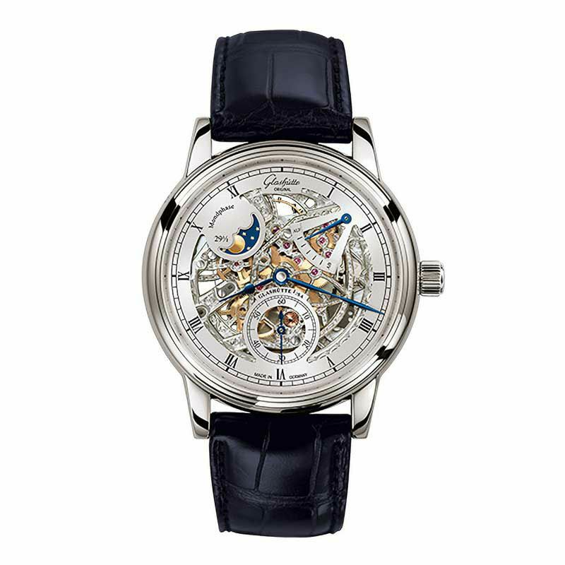 GLASHUTTE ORIGINAL Senator Moon Phase Skeletonized Edition グラス  