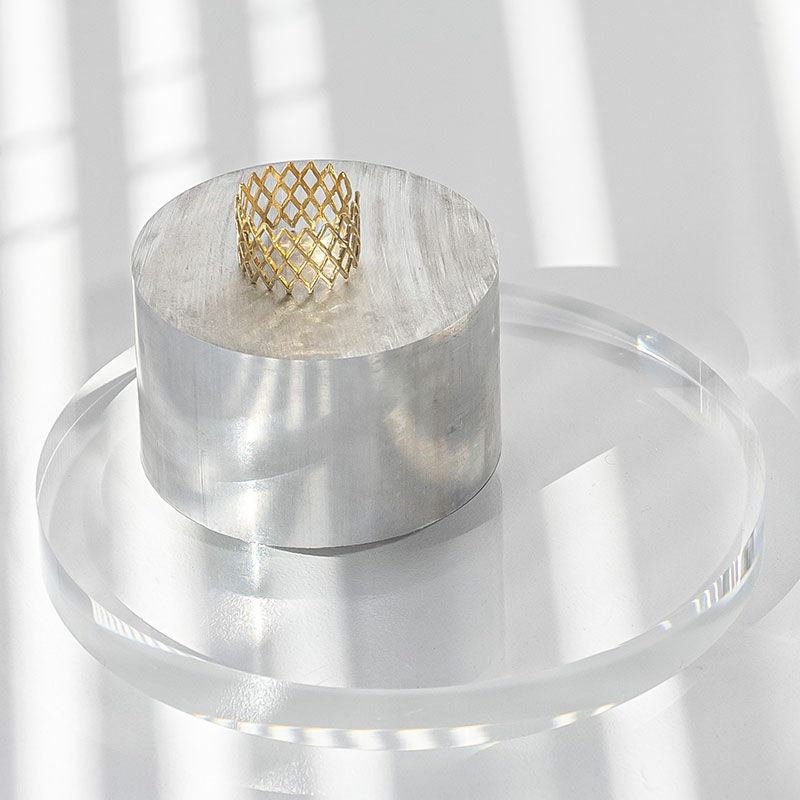 BYOKA G.LATTICE RING-2 GOLD GR1702 ビョーカ リング ゴールド GR1702