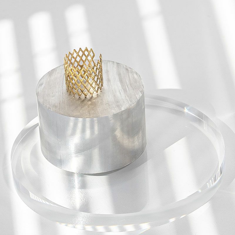 BYOKA LATTICE RING-3 GOLD GR1703 ビョーカ リング ゴールド GR1703