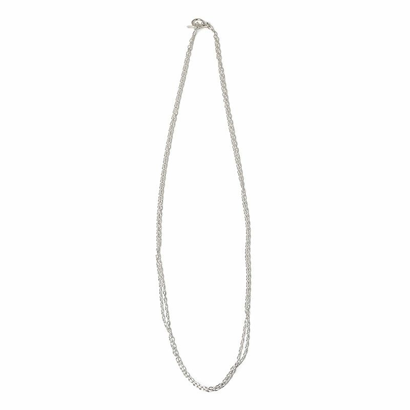 BYOKA MULCTI CHAIN NECKLACE SILVER N1101 ビョーカ ネックレス 