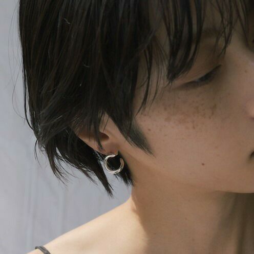 BYOKA THICK IVY PIERCE SILVER E2202 ビョーカ ピアス シルバー E2202