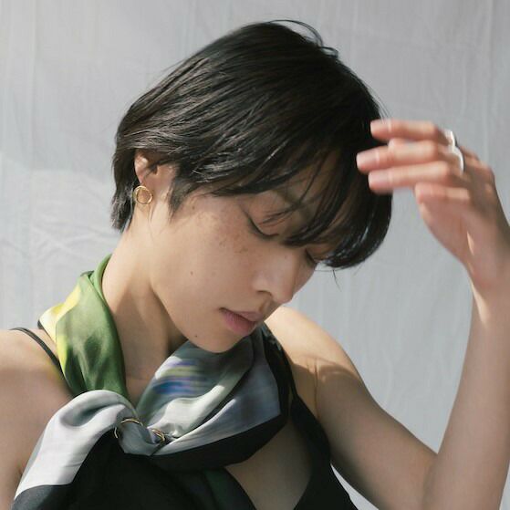 BYOKA THICK IVY PIERCE GOLD GE2202 ビョーカ ピアス ゴールド GE2202