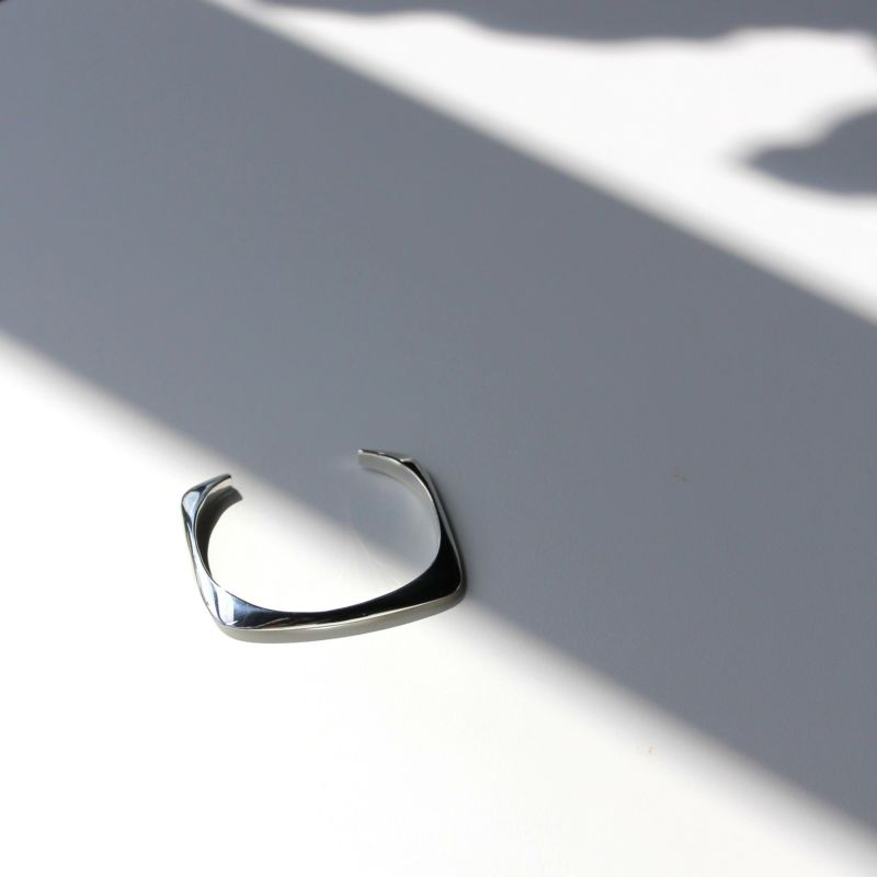 BYOKA　ビョーカ　シルバー　リング#9　バングル#S　2点セット BYOKA MODIFICATION CUFF BRACELET SILVER W1501 ビョーカ