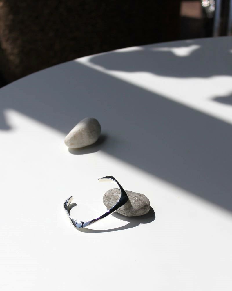 BYOKA MODIFICATION CUFF BRACELET SILVER W1501 ビョーカ バングル ブレスレット シルバー W1501