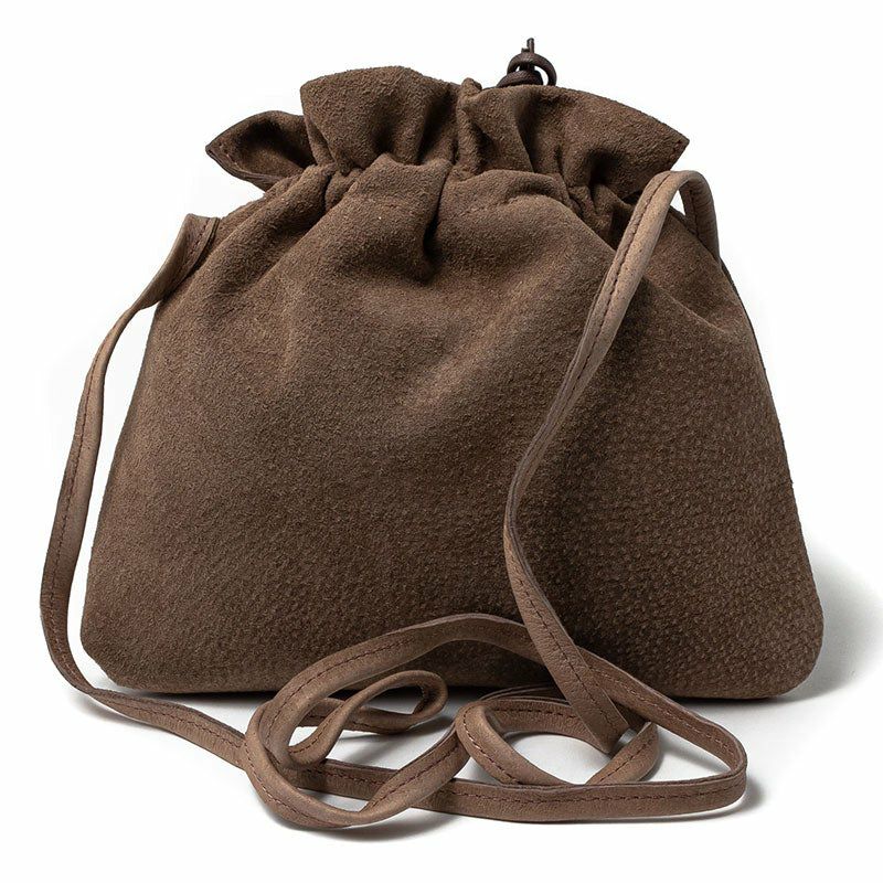 FOLNA Suede Shoulder Bag フォルナ フォルナ スエード ショルダー バック グレージュ 224787-GREIGE