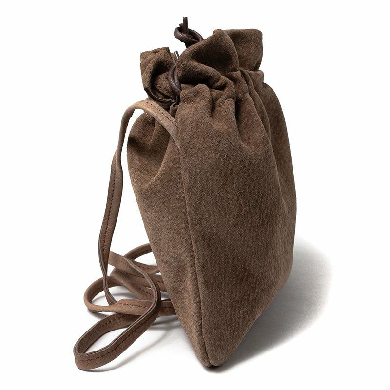 FOLNA Suede Shoulder Bag フォルナ フォルナ スエード ショルダー バック グレージュ 224787-GREIGE