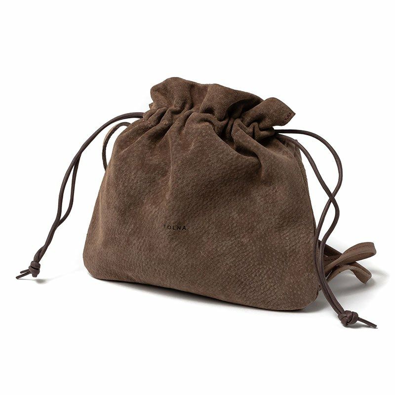 FOLNA Suede Shoulder Bag フォルナ フォルナ スエード ショルダー バック グレージュ 224787-GREIGE