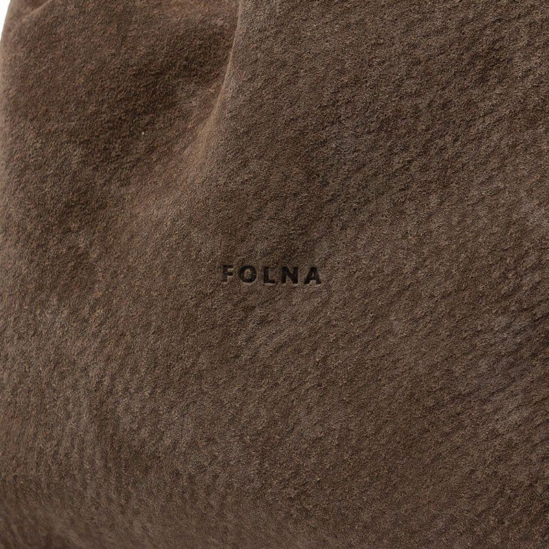 FOLNA Suede Shoulder Bag フォルナ フォルナ スエード ショルダー バック グレージュ 224787-GREIGE