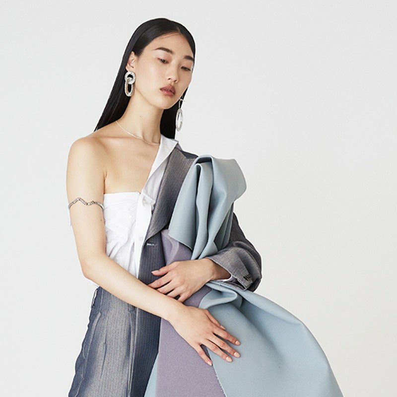 nezu ネズ メタルウィーブチェーン ピアス 05MEY07