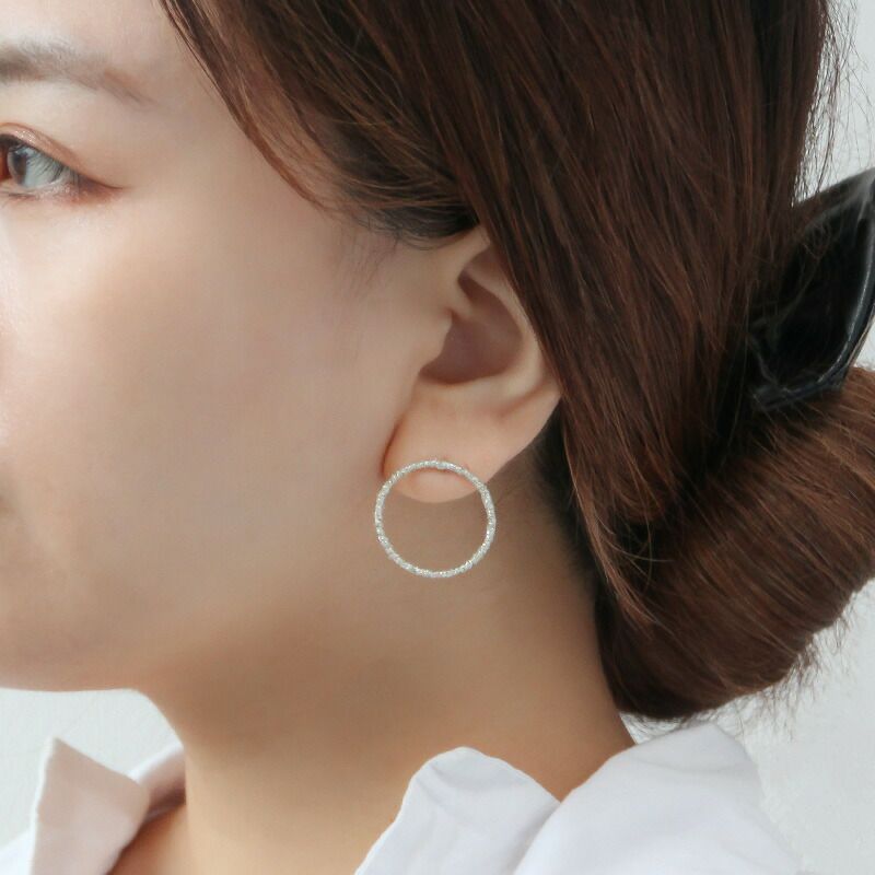 nezu ネズ ラメラウンド（大）シルバー 03LAY01