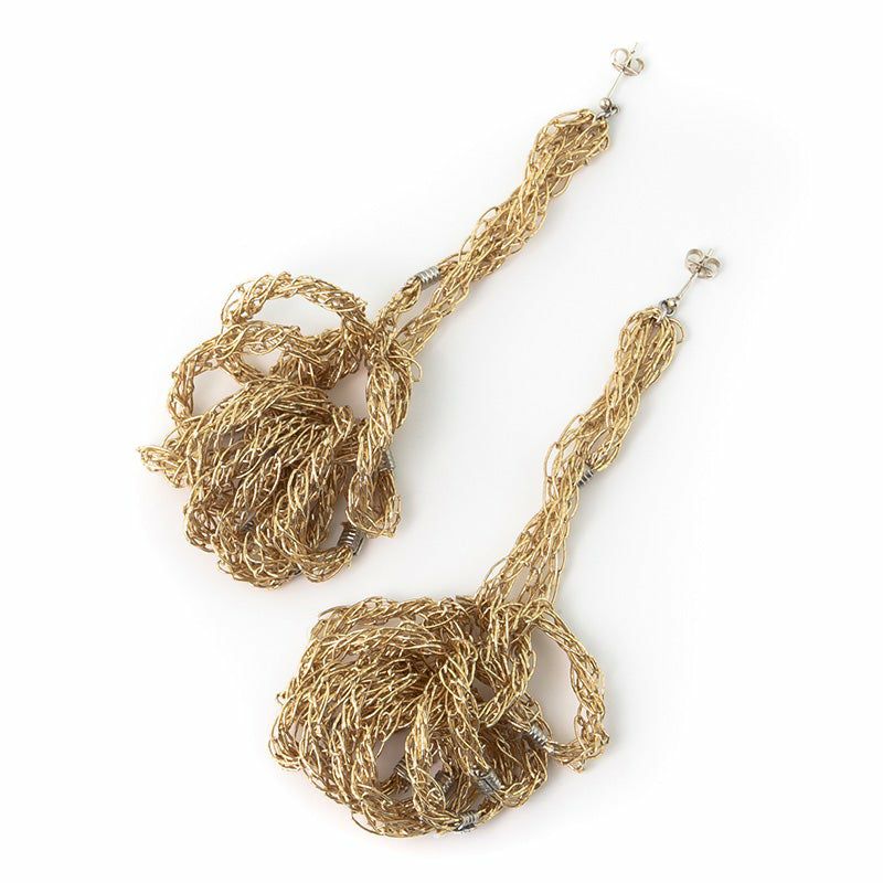 nezu ネズ メタルチェーンリング（大）ピアス 05MEY01