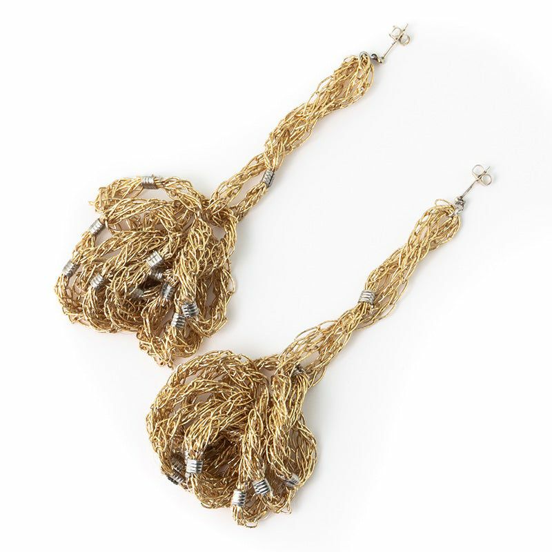 nezu ネズ メタルチェーンリング（大）ピアス 05MEY01