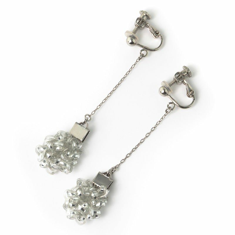 nezu ネズ シャイニーカーリング スィング シルバー イヤリング 04SHY03